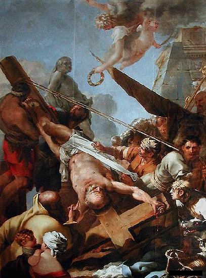 Sebastien Bourdon Le crucifiement de Saint Pierre china oil painting image